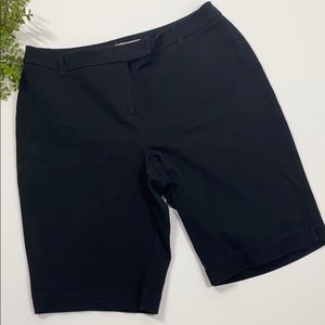 Chico’s Black Bermuda Shorts Chico’s Size 2